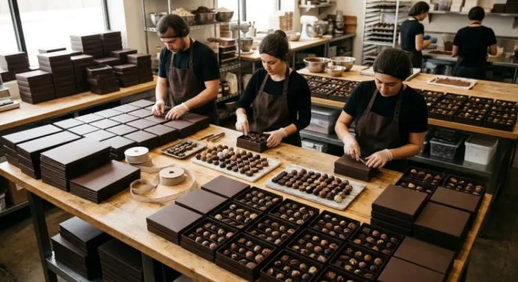Commander 100 coffrets de chocolats artisanaux en entreprise en 2026