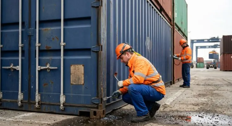 SAV et maintenance des conteneurs : réparation, inspection CSC, nettoyage
